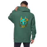 Fire Fox Mask Logo Zip Up Hoodie