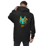 Fire Fox Mask Logo Zip Up Hoodie