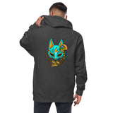 Fire Fox Mask Logo Zip Up Hoodie