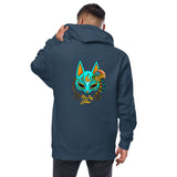 Fire Fox Mask Logo Zip Up Hoodie