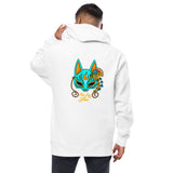 Fire Fox Mask Logo Zip Up Hoodie