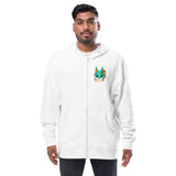 Fire Fox Mask Logo Zip Up Hoodie
