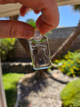 Clear Sandblasted pendys