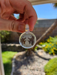 Clear Sandblasted pendys