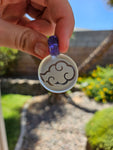 Clear Sandblasted pendys