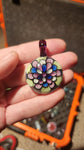 Dot Stacked Flower pendant