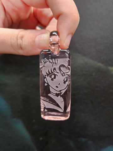 Square Sandblast Pendants