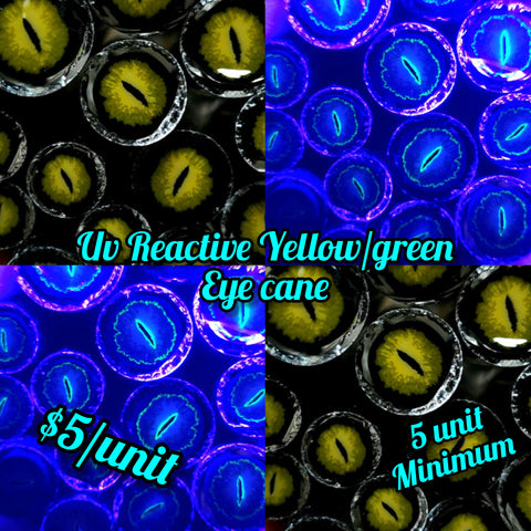 Yellow/Green UV Eye Cane