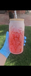 Sandblasted tumblers