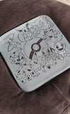Large sandblasted paper weights
