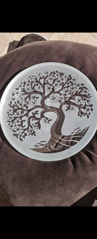 Large sandblasted paper weights