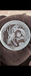 Large sandblasted paper weights