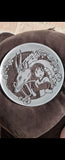Large sandblasted paper weights