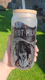 Sandblasted tumblers