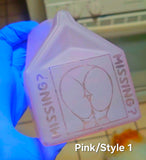 Naughty Glass Milk Carton