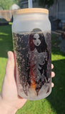 Sandblasted tumblers