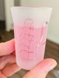Sandblasted Shot Glasses