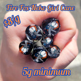 Fire Fox Neko Girl Cane